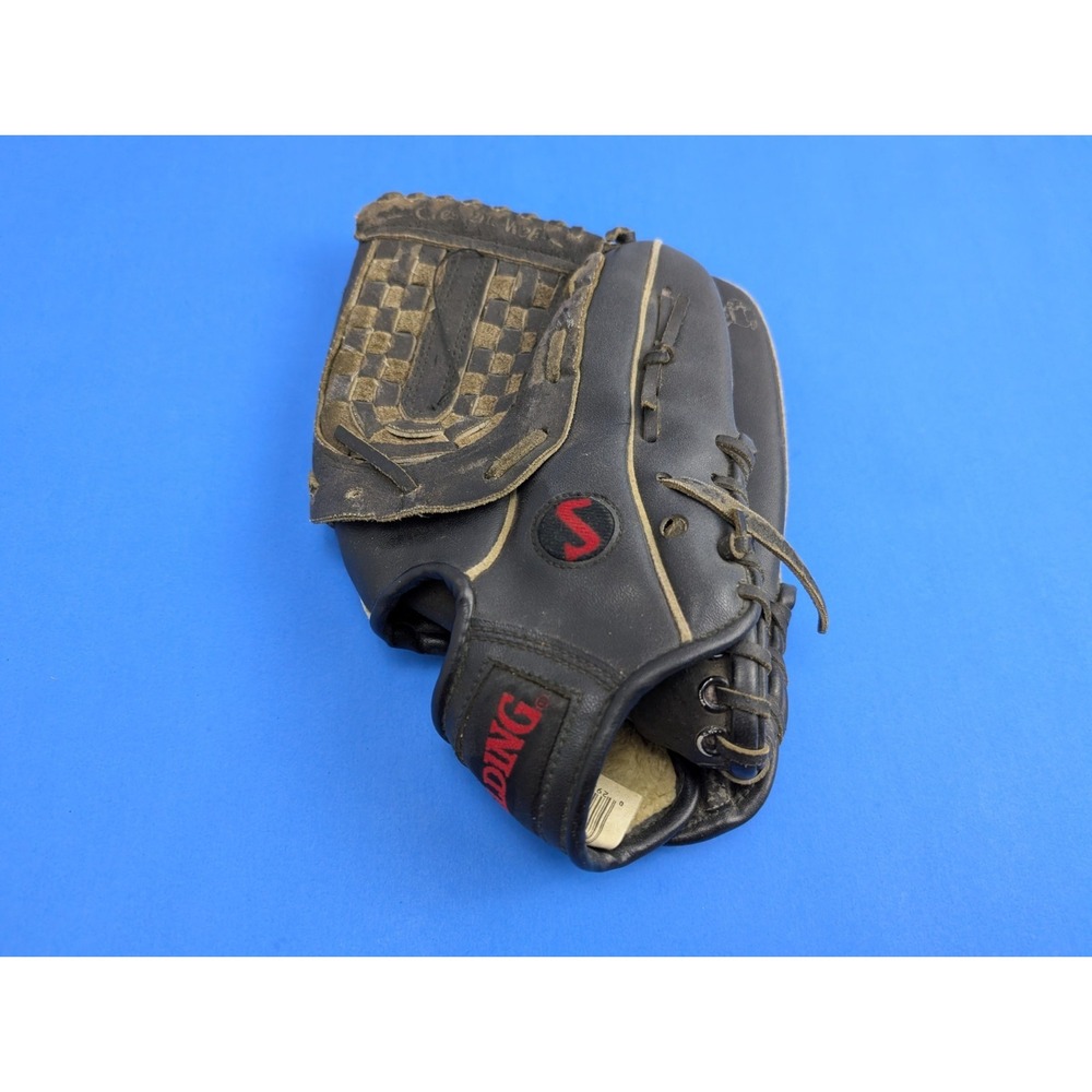 Spalding Youth 11" Black Leather RHT Baseball Glove STS-22B